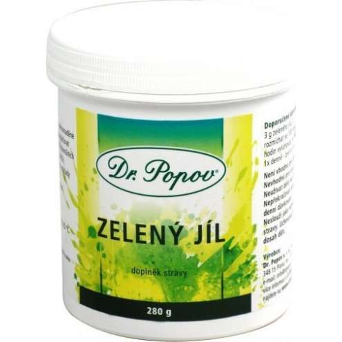 DR.POPOV Zelený jíl 280g